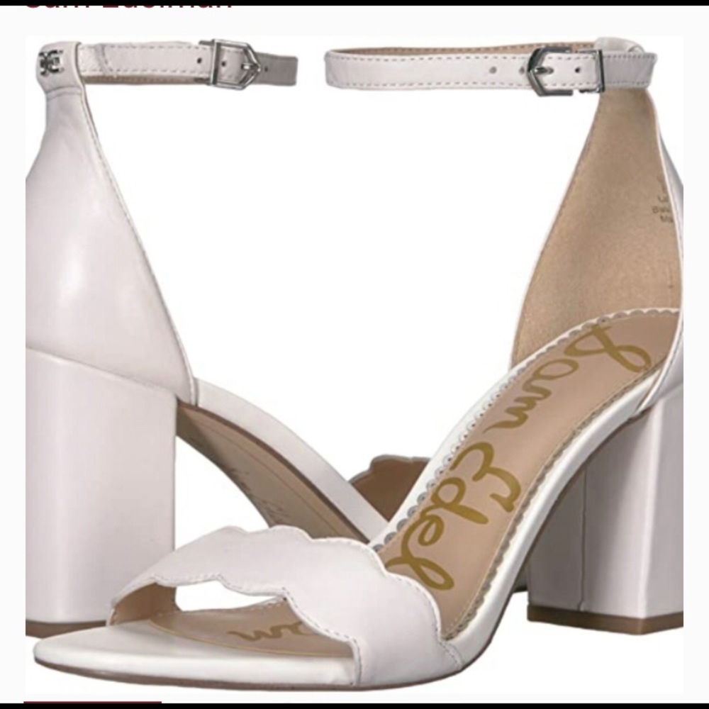 *OBO* Odila White Leather Sandal